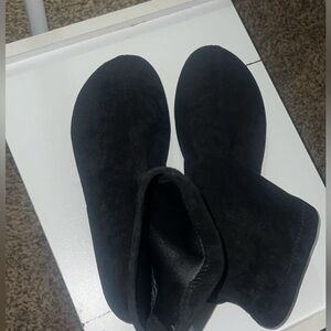 Black Suede Ankle Boots